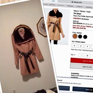 Via Spiga coat worn once this is lowest price 56.9